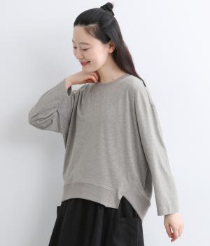 コットンアシンメトリープルオーバー