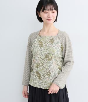 リバティプリント×フライスボーダープルオーバー