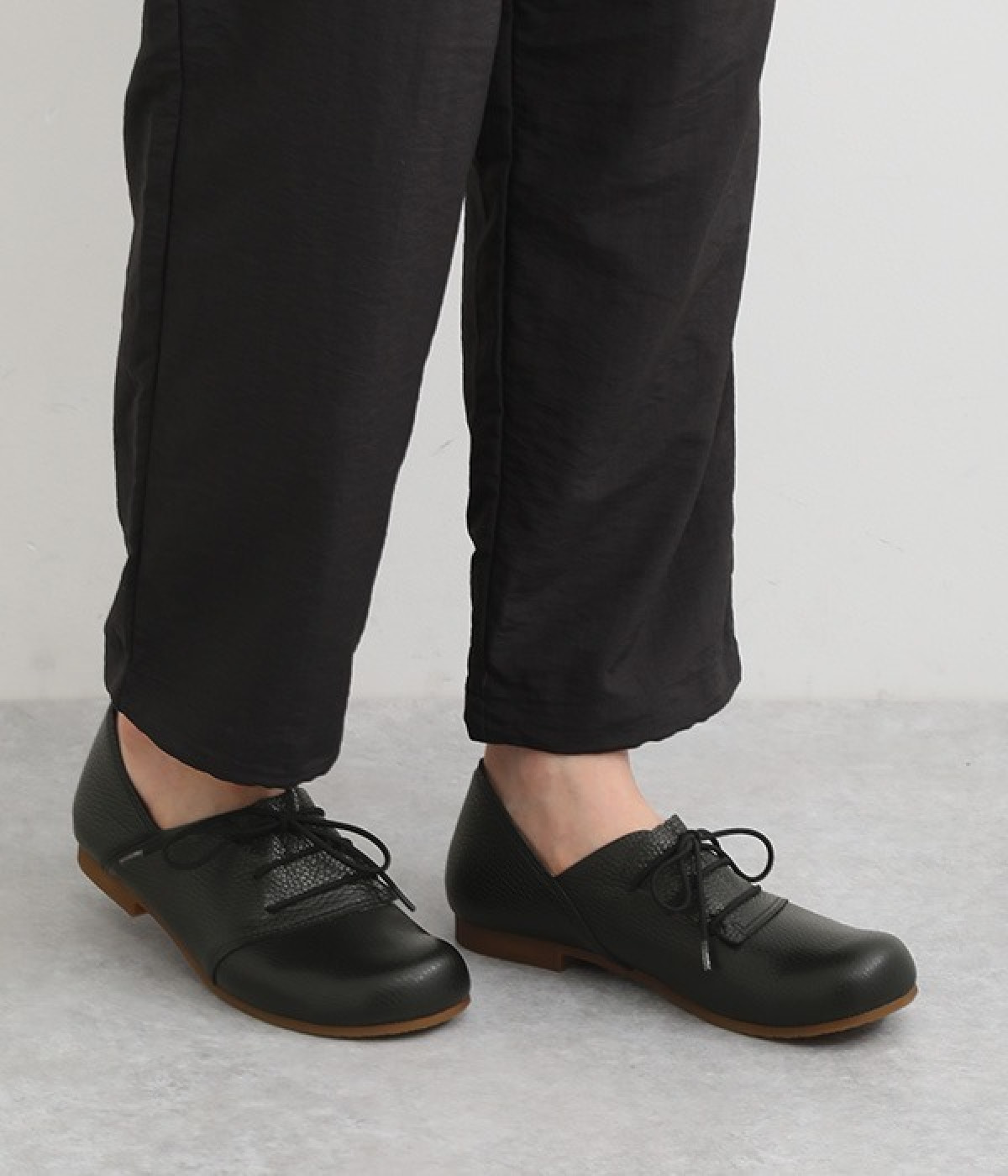 レースアップシューズ(ブラック-230)