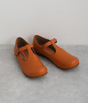 Tストラップシューズ(ブリック-235)