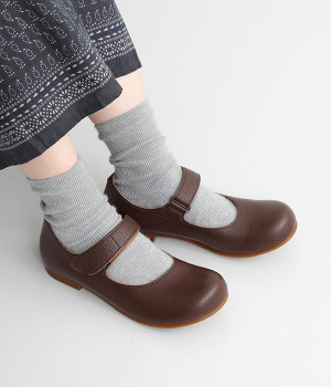 ストラップシューズ(チョコ-230)