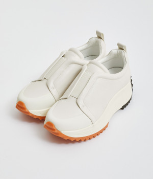 ボリュームソール　センターゴアスリッポン(ホワイト-230)