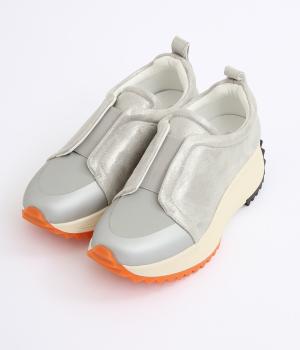 ボリュームソール　センターゴアスリッポン(シルバー-230)