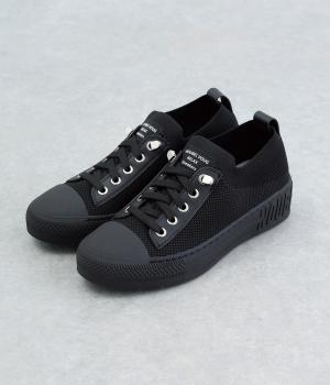 ローカットメッシュスニーカー(ブラック-23)