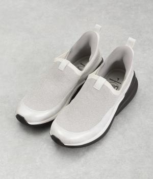 ラインニットスリッポン（シルバー・L）