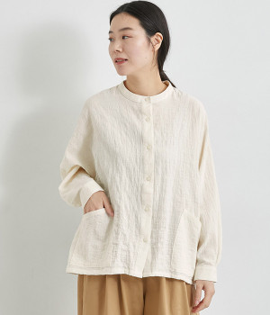 ドルマンスリーブシャツ(ナチュラル-ONESIZE)