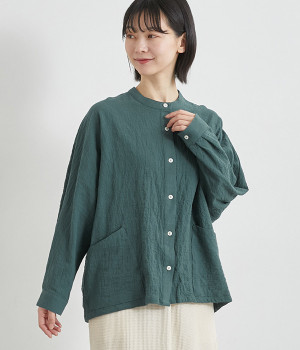 ドルマンスリーブシャツ(グリーン-ONESIZE)