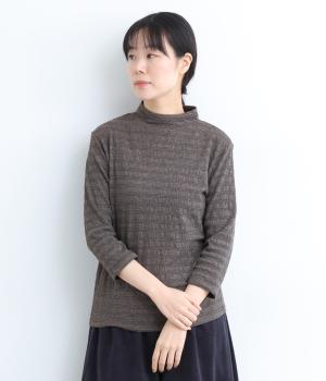 シャーリングハイネックプルオーバー(グレー-F)