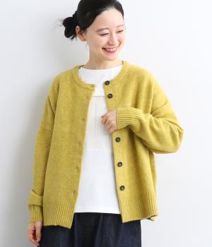 ドルマンニットカーディガン(イエロー-F)