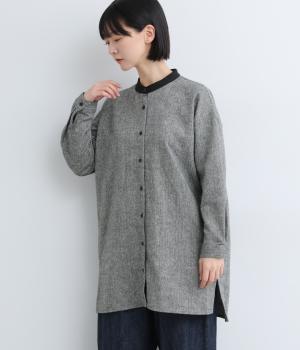 ヘリンボーンクレリックチュニック(クロ-F)