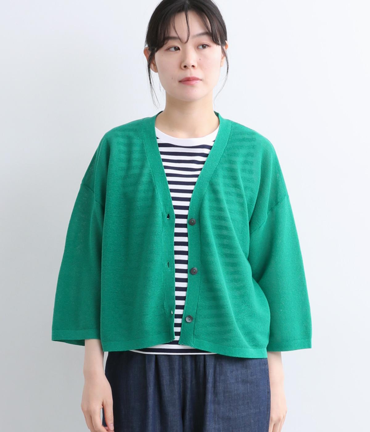 鹿の子編みボレロニットカーディガン｜green.（グリーンドット）の商品詳細