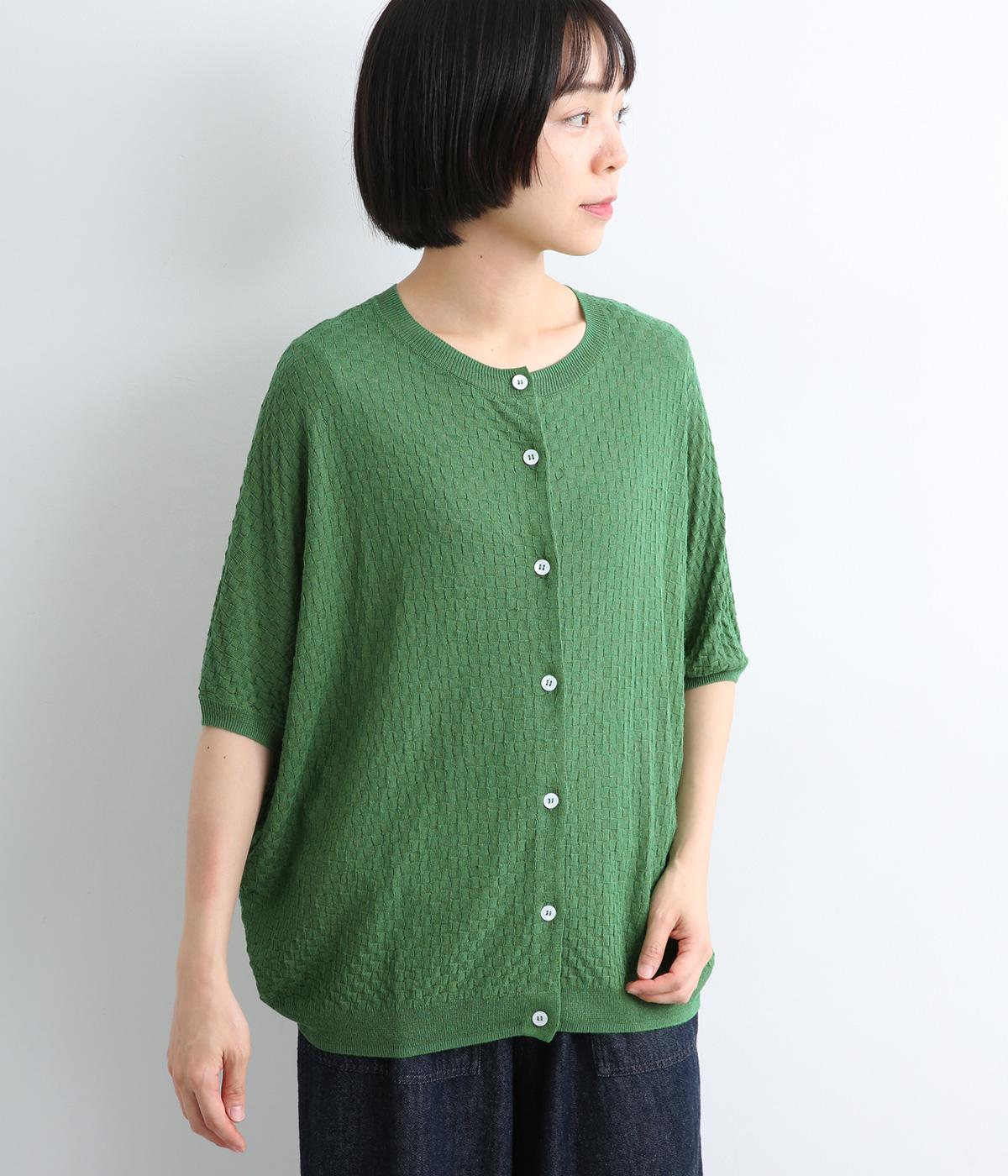 柄編みドルマンニットカーディガン｜green.（グリーンドット）の商品詳細