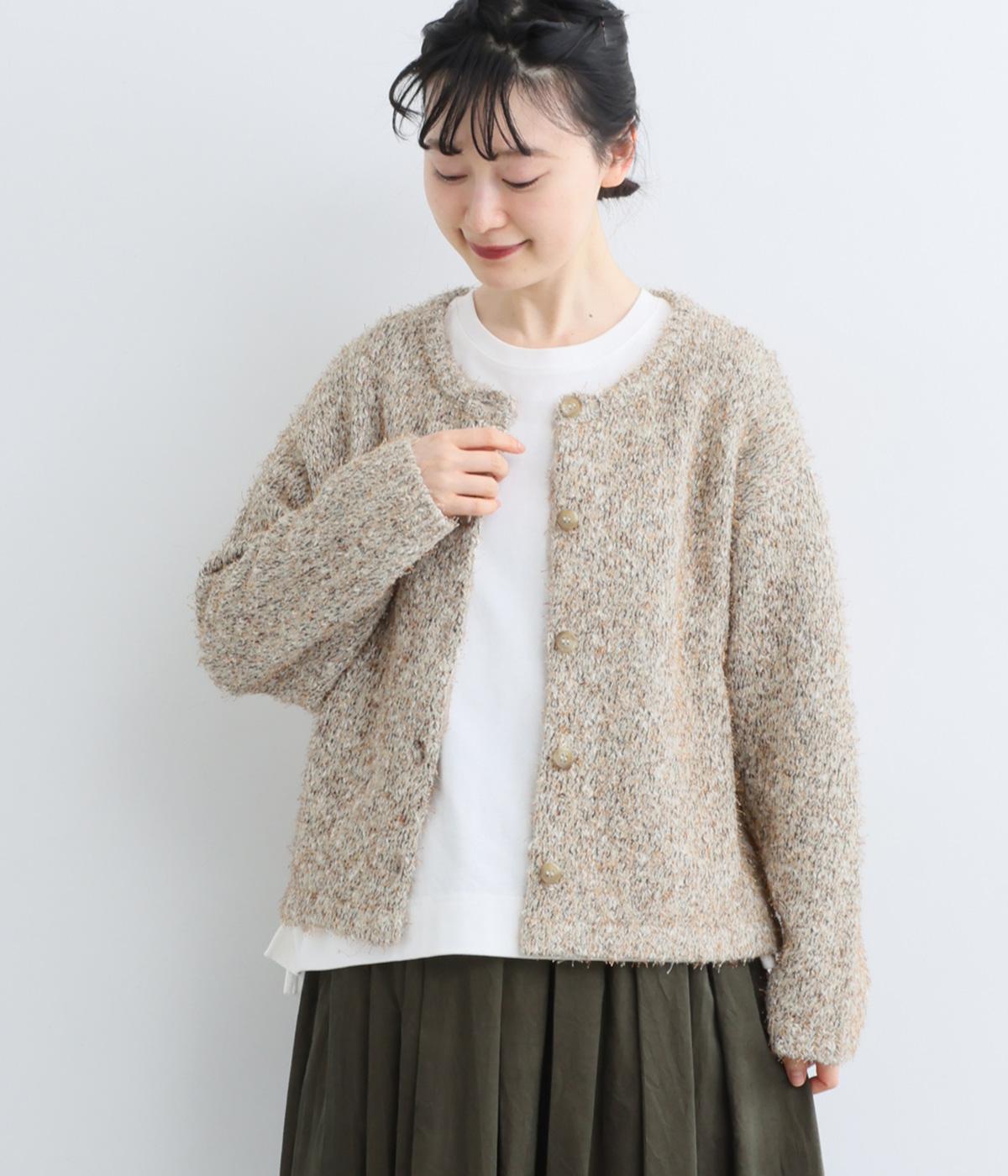 ミックスヤーンボレロカーディガン｜green.（グリーンドット）の商品詳細