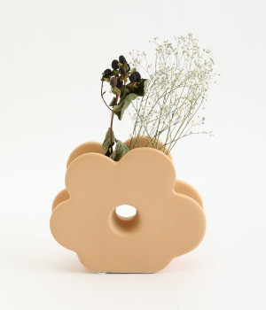 セラミックフラワーベース　フラワー(カラー1-ONESIZE)