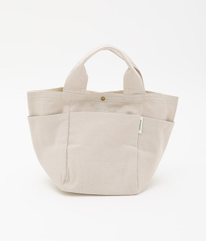 ロゴ刺繍　ランチトート(カームベージュ-ONESIZE)