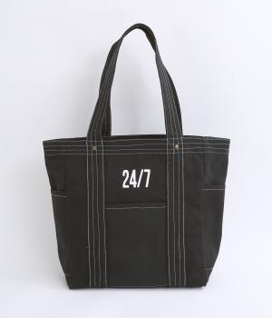 インドキャンバストートバッグ(ブラック-F)