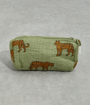 カンタ風　インドポーチ(カーキ-ONESIZE)