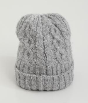 裏ボアニットキャップ(グレー-F)