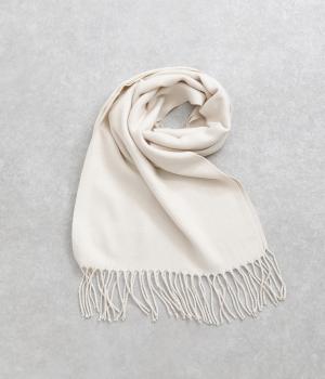 無地マフラー(アイボリー-F)