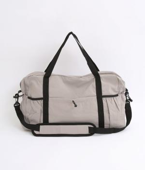 ナイロンドロストボストンバッグ(グレー-F)