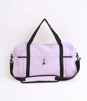 ナイロンドロストボストンバッグ(ラベンダー-F)