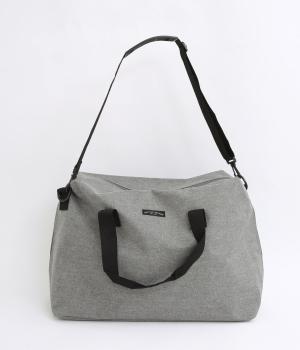 キャリーオン＋撥水加工付きビッグボストンバッグ(杢グレー-F)