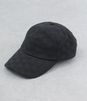 アイレット刺繍キャップ