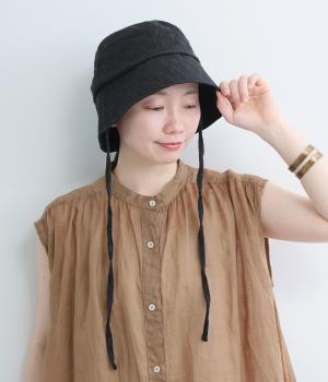アイレット刺繍2wayハット