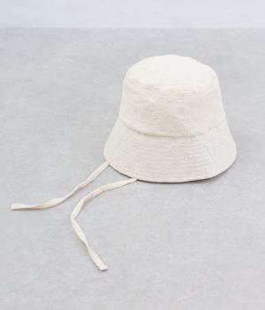 アイレット刺繍2wayハット(アイボリー-F)
