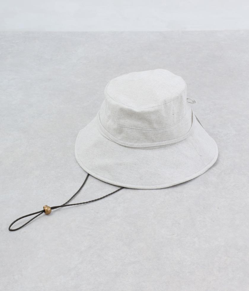 UVブリム裏柄付きハット