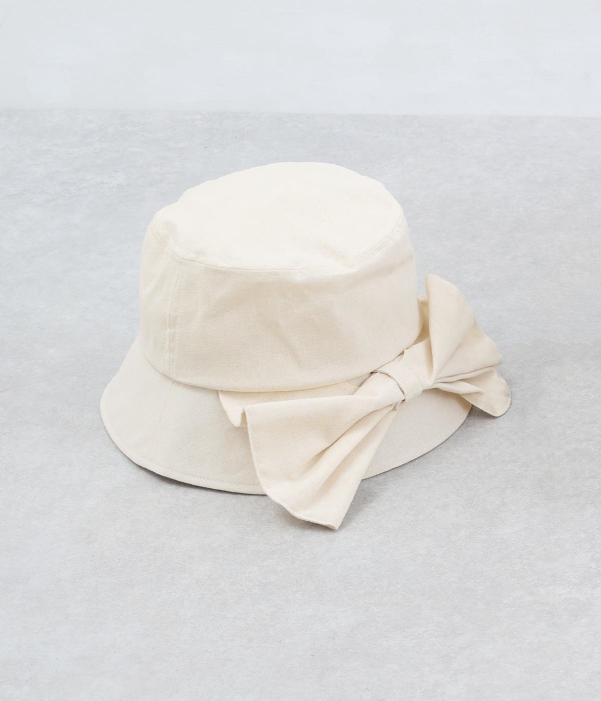 UVネックカバー付きバケットハット(アイボリー-F)