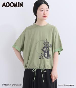 <Moominコラボ>天竺「ムーミンハウス」プリントプルオーバー