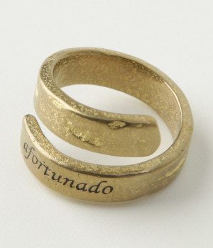 ブラスメッセージリング