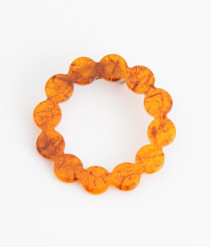 サークルブローチ(ブラウン-ONESIZE)