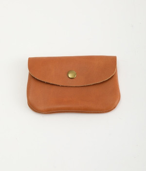 ソフトレザーコインケース(ブラウン-ONESIZE)