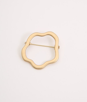 ブローチ　クラウド(ゴールド-ONESIZE)