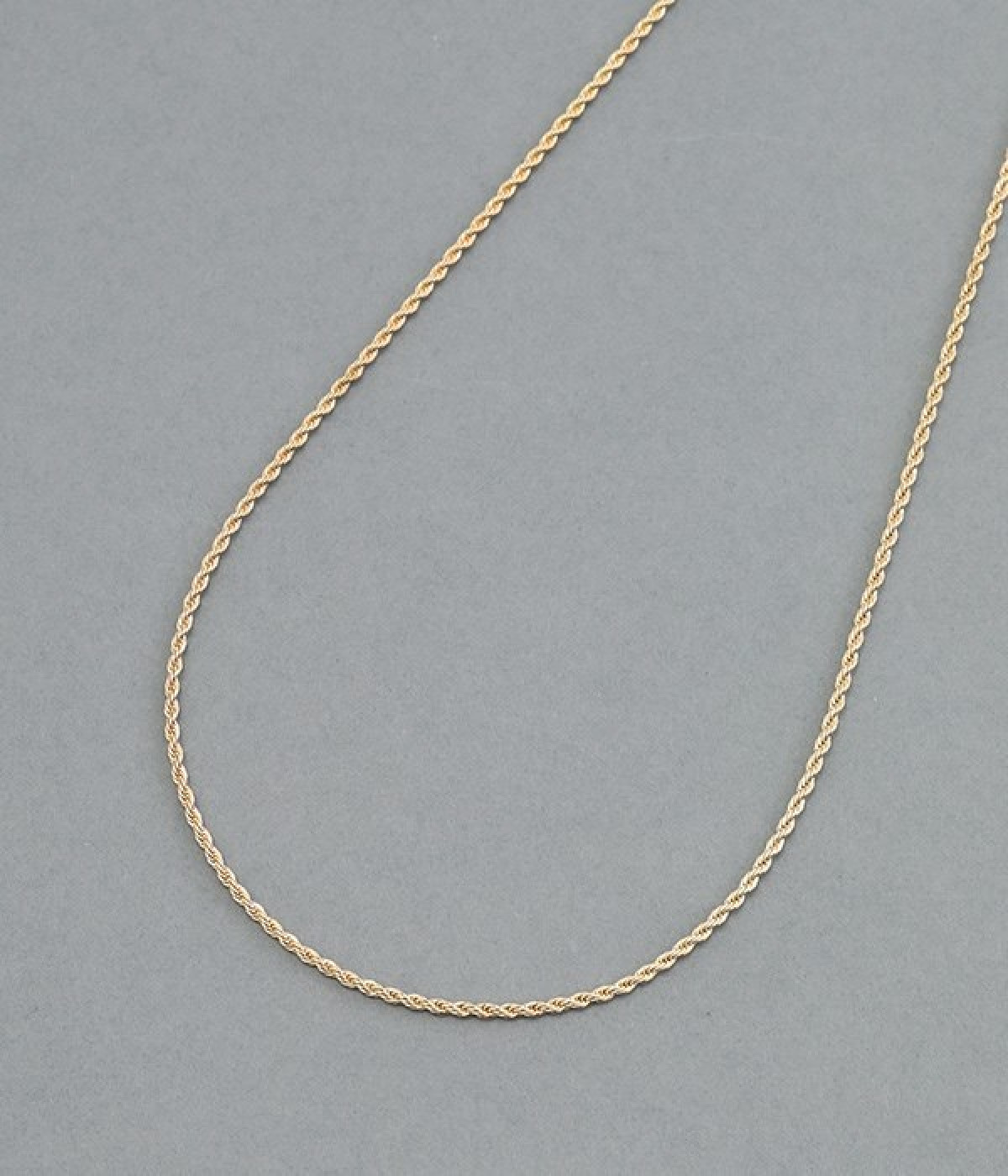 ツイストチェーン　ネックレス(ゴールド-ONESIZE)