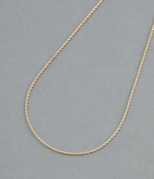 ツイストチェーン　ネックレス(ゴールド-ONESIZE)