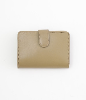 二つ折りコンパクト財布(グレージュ-ONESIZE)