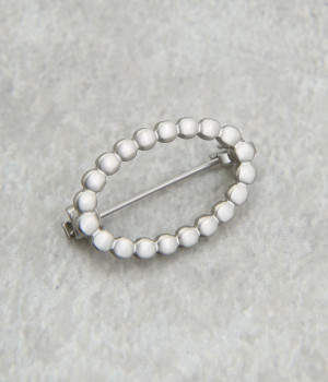 サークルブローチ(シルバー-ONESIZE)