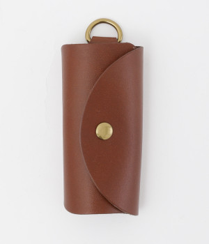 レザースマートキーケース(ブラウン-ONESIZE)