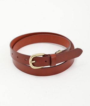 レザーベーシックフリーベルト(ブラウン-ONESIZE)