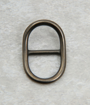 オーバルスカーフリング(ブラック-ONESIZE)