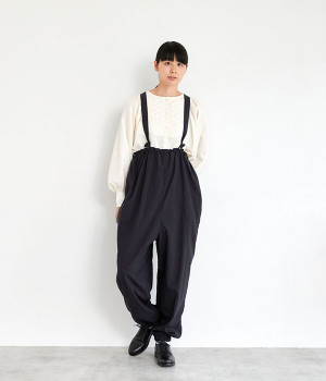 マルチwayサロペット(ネイビー-ONESIZE)