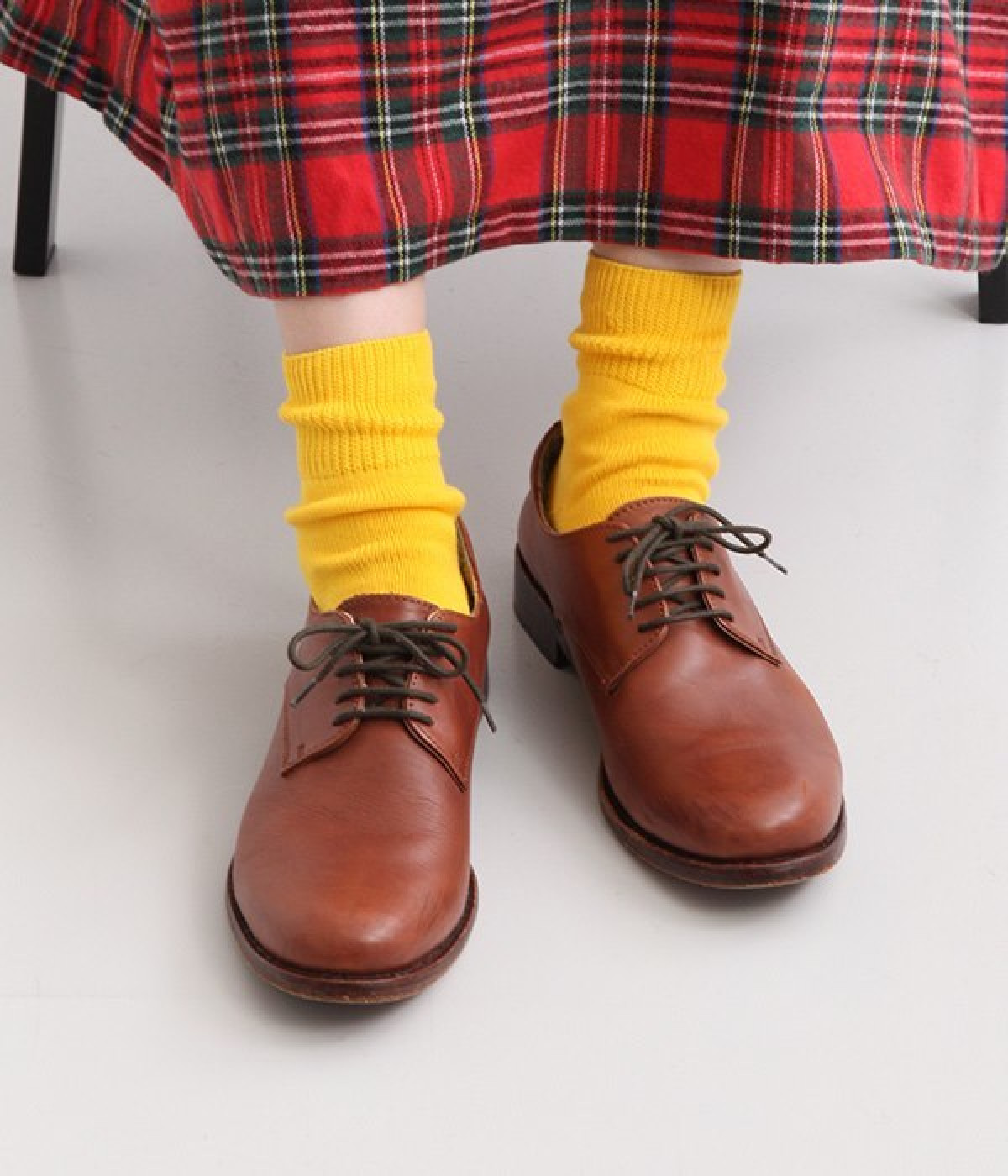 コットンショートソックス(イエロー-ONESIZE)