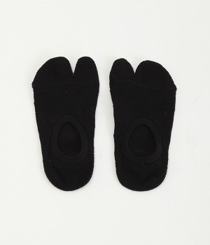 シルク足袋ソックス(ブラック-ONESIZE)