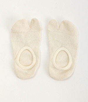 シルク足袋ソックス(アイボリー-ONESIZE)