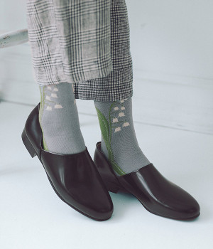 スポックシューズ(ダークブラウン-225)