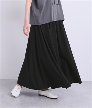 アイスタッチフレアスカート(ブラック-ONESIZE)