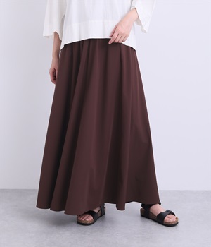 アイスタッチフレアスカート(ブラウン-ONESIZE)